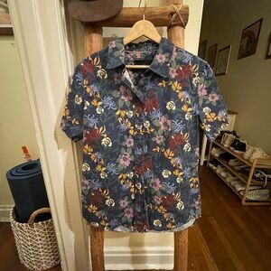 Wildfang Multicolor Floral Button Down Shirt